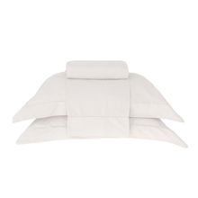 Jogo De Lençol King Damask Stripes Branco