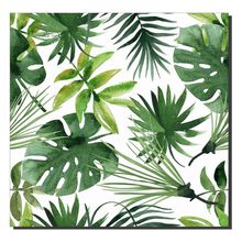 TELA COM IMPRESSAO DE FOLHAS 50CM X 50CM X 1,8CM