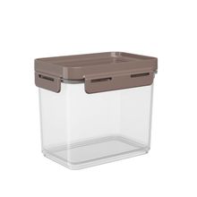 Pote Hermético Flap 600ml 12,7x8,7x10,7cm Warm Gray Coza
