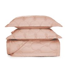 Jogo De Colcha King Giovanna Rosa Perla Trussardi