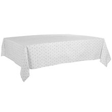 Toalha Mesa Panama Petit Cinza Retangular 160x220cm Naturalle