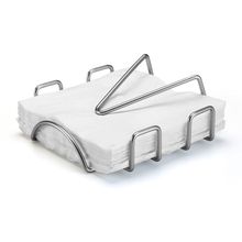 Porta Guardanapos Articulavel Grande Cromado Fosco Arthi