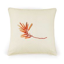 Almofada Trussardi 300 Fios Cetim 100% Algodão Egípcio Costa Dorata Flor