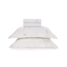 Jogo de Cama Casal Trussardi 200 Fios Cetim 100% Algodão Caterina