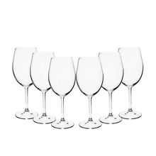 Jogo De 6 Taças Para Vinho Gastro Em Cristal Ecológico 450Ml Bohemia
