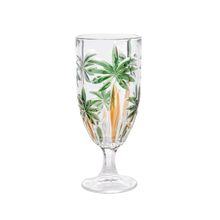 Conjunto 6 Taças de Cristal Palm Tree Handpaint 450ml Wolff