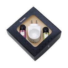 Kit Presente Aromatizador Elétrico Original Capim Limão e Lavanda Francesa Via Aroma