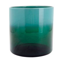 Vaso Allina Vidro Verde  20cm x 20cm x 20cm