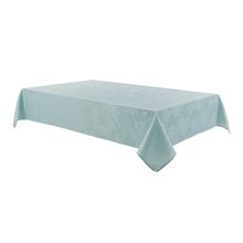 Toalha De Mesa Lotus Azul 12 Lugares Sempre Limpa 160x320cm Karsten