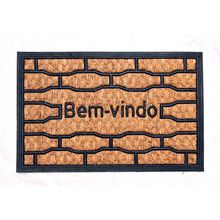 Capacho De Fibra De Coco e Borracha Panamá Bem Vindo