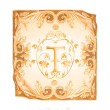 Mini Lenço Sorrento 100% Viscose 51x51cm Trussardi