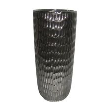 Vaso Cerâmica Silver 38cm