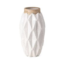 Vaso Abriel Branco 38x21cm