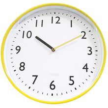 Relógio Parede All Clean Numbers Amarelo Ø37,8cm
