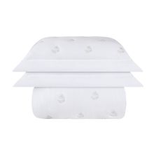 Colcha Catania Comforter 400 fios King Branco/Fendi  2,90mx2,70m Naturalle