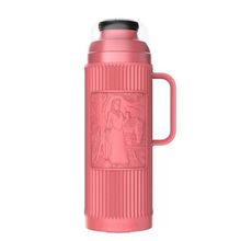 Garrafa Térmica Chimarrita Pampeana 1L Rosa Rolha Dupla Ação