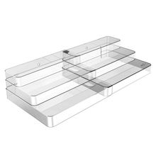 Organizador Multinivel Extensível Clear 25X29-54X10,3cm Ou