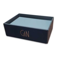 Caixa Retangular Para Gin Com Especiarias 30x21x10cm Limoeiro