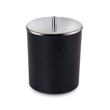 Lixeira Preta 5L Com Tampa Inox Arthi