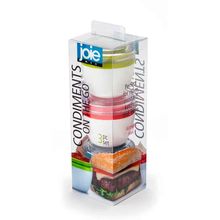 Conjunto 3 Porta Condimentos/Molhos Para Viagem