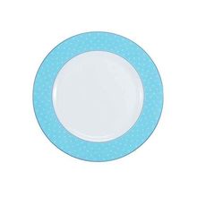 Jogo de Pratos de Sobremesa Maitê Em Porcelana Schmidt 6 Peças