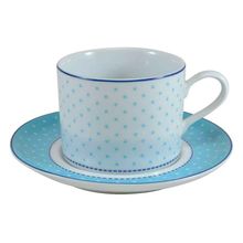 Jogo de 6 Xícaras de Chá Maitê Em Porcelana Schmidt