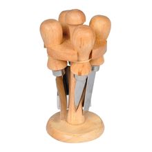 FACAS PARA QUEIJO COM SUPORTE 4 PEÇAS BTC