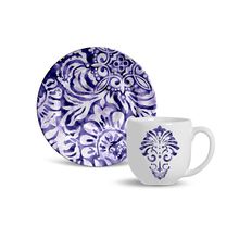 Xícara De Café Flat Batik Jogo 6 Peças