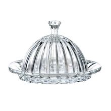 QUEIJEIRA COM TAMPA CRISTAL ALEXANDRIA 13X20 CM