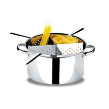 Espagueteira 4 Divisões - Savoy Ø 31 x 16,5 cm 10 L - Brinox