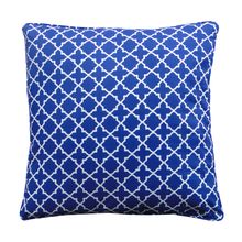 ALMOFADA KATE AZUL ROYAL EM ALGODÃO 50X50CM