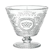 Taças De Sobremesa 6 Peças Cristal Coroa 260ml