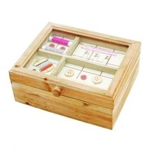 CAIXA DE COSTURA EM MADEIRA