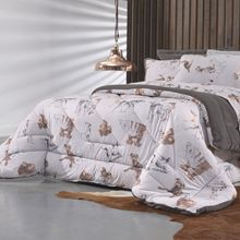 EDREDOM PREMIER MALHA  AMIGO CÃO SOLTEIRO