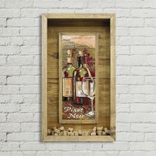 QUADRO TOP WINE PORTA ROLHAS 1720 40X70CM