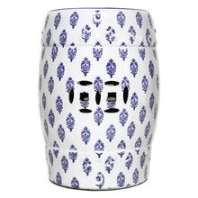 GARDEN SEAT JAIPUR BRANCO E AZUL