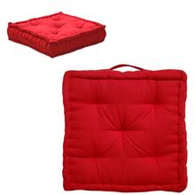 FUTON VERMELHO EM ALGODÃO 50X50CM