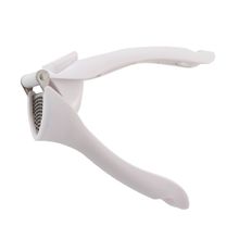 ESPREMEDOR DE ALHO EM INOX COM CABO DE PLÁSTICO BRANCO