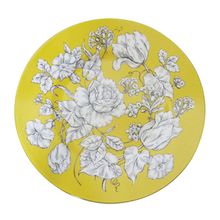 Pratos De Sobremesa Country Toile Yellow 6 Peças