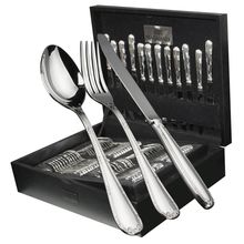 Faqueiro Croisé Em Inox 101 Peças Com Estojo De Madeira