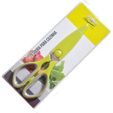 TESOURA MULTIUSO PARA COZINHA VERDE