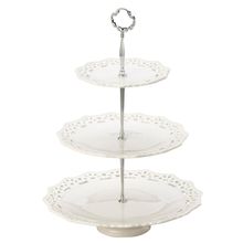 Prato Para Doces 3 Níveis 29,5x29,5x39cm