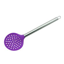 ESCUMADEIRA DE SILICONE ROXO EMBORRACHADO E INOX