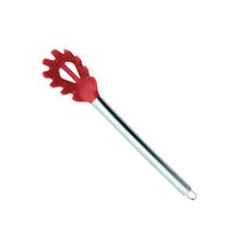 PEGADOR DE MASSAS EM SILICONE EMBORRACHADO VERMELHO E INOX