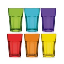 COPO ARAS LONG DRINK CORAL 365ML 6 PEÇAS