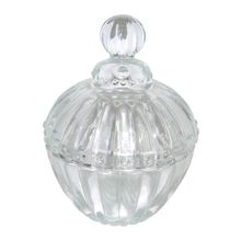 Bomboniere Media Vidro Transparente Com Tampa