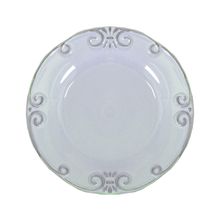 Prato De Sobremesa Lace Azul 21cm 6 Peças