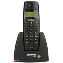 TELEFONE PRETO SEM FIO TS-40 ID