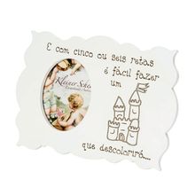 Porta Retrato Aquarela Pequeno Branco