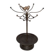 Porta Biju Com Prato Marrom